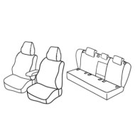 QF37041.JPG Set Coprisedili Superior Grigio/nero Volkswagen Golf V 5p Serie 37000 Coprisedili Su Misura Qf37041c