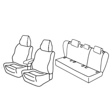 QF37045.JPG Set Coprisedili Superior Nero/blu Volkswagen Golf V 5p Serie 37000 Coprisedili Su Misura Qf37045d