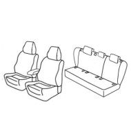 QF37045.JPG Set Coprisedili Superior Nero/blu Volkswagen Golf V 5p Serie 37000 Coprisedili Su Misura Qf37045d