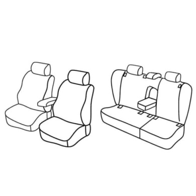 QF37051.JPG Set Coprisedili Superior Beige Volkswagen Golf V Variant Serie 37000 Coprisedili Su Misura Qf37051b