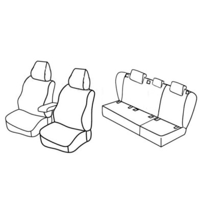 QF37052.JPG Set Coprisedili Superior Beige Volkswagen Golf V Variant Serie 37000 Coprisedili Su Misura Qf37052b