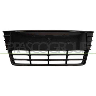 FD4282121_1.JPG Griglia Centrale Paraurti Verniciata Nero Lucido Per Ford Focus Dal 2011 Al 2014