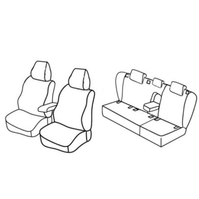 QF37053.JPG Set Coprisedili Superior Beige Volkswagen Golf V Variant Serie 37000 Coprisedili Su Misura Qf37053b