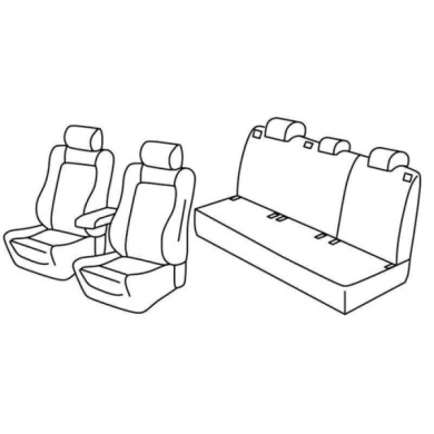 QF37056.JPG Set Coprisedili Superior Beige Volkswagen Golf Vi 5p Serie 37000 Coprisedili Su Misura Qf37056b