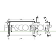 Radiatore Per Fiat Panda Dal 2003 Al 2011