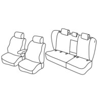QF37059.JPG Set Coprisedili Superior Beige Volkswagen Golf Vi Variant Serie 37000 Coprisedili Su Misura Qf37059b