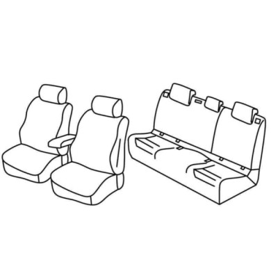 QF37061.JPG Set Coprisedili Superior Grigio/nero Volkswagen Golf Vii 5p Serie 37000 Coprisedili Su Misura Qf37061c