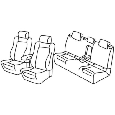 QF37063.JPG Set Coprisedili Superior Beige Volkswagen Golf Vii 5p Serie 37000 Coprisedili Su Misura