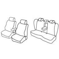 QF37072.JPG Set Coprisedili Superior Nocciola Volkswagen Passat 4p Serie 37000 Coprisedili Su Misura Qf37072a