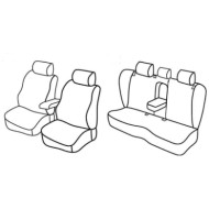 QF37074.JPG Set Coprisedili Superior Nero/grigio Volkswagen Passat 4p Serie 37000 Coprisedili Su Misura Qf37074f