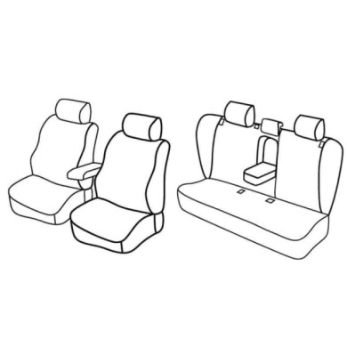 QF37075.JPG Set Coprisedili Superior Nocciola Volkswagen Passat 4p Serie 37000 Coprisedili Su Misura Qf37075a