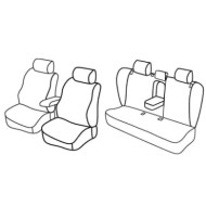 QF37075.JPG Set Coprisedili Superior Grigio/nero Volkswagen Passat 4p Serie 37000 Coprisedili Su Misura Qf37075c