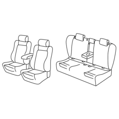 QF37078.JPG Set Coprisedili Superior Beige Volkswagen Passat 4p Serie 37000 Coprisedili Su Misura Qf37078b