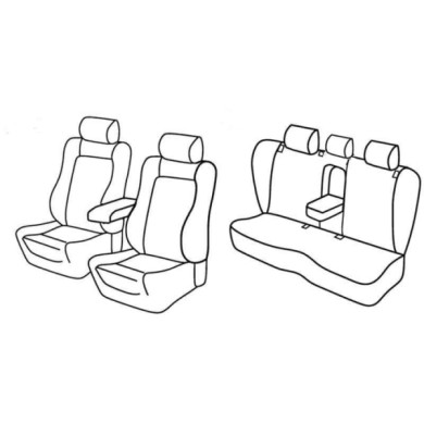 QF37080.JPG Set Coprisedili Superior Beige Kamiq-passat Cc Serie 37000 Coprisedili Su Misura
