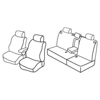 QF37135.JPG Set Coprisedili Superior Grigio/nero Volkswagen Touareg Serie 37000 Coprisedili Su Misura Qf37135c