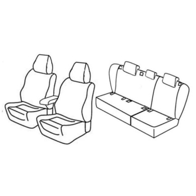 QF37140.JPG Set Coprisedili Superior Beige Volkswagen Golf V Variant Serie 37000 Coprisedili Su Misura