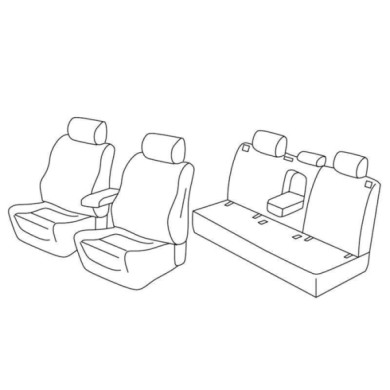 QF37143.JPG Set Coprisedili Superior Nocciola Volkswagen Golf Vi 5p Serie 37000 Coprisedili Su Misura