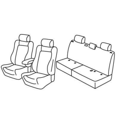 QF37148.JPG Set Coprisedili Superior Beige Volkswagen Amarok 4p Serie 37000 Coprisedili Su Misura Qf37148b