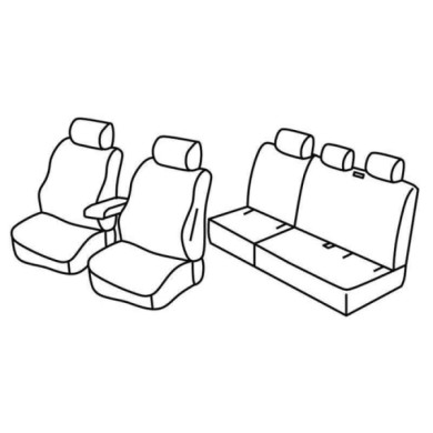 QF37155.JPG Set Coprisedili Superior Nero/blu Volkswagen Caddy Life Serie 37000 Coprisedili Su Misura Qf37155d