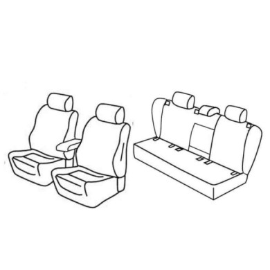QF37181.JPG Set Coprisedili Superior Nocciola Volkswagen Golf V 3p Serie 37000 Coprisedili Su Misura