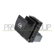Interruttore Alzacristallo Nero Per Skoda Fabia (5j) Dal 2007 Al 2010