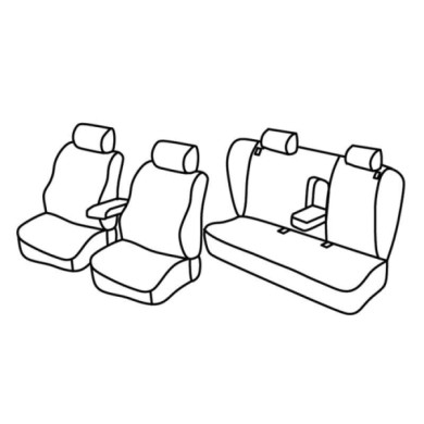 QF37192.JPG Set Coprisedili Superior Grigio/nero Volkswagen Passat 4p Serie 37000 Coprisedili Su Misura Qf37192c
