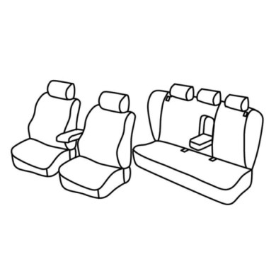 QF37193.JPG Set Coprisedili Superior Beige Volkswagen Passat 4p Serie 37000 Coprisedili Su Misura Qf37193b