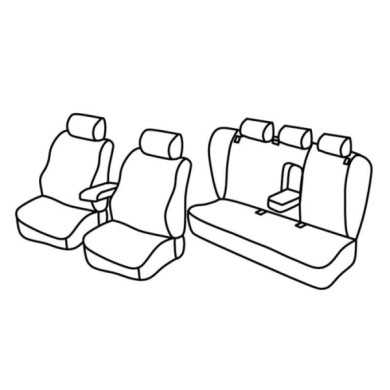 QF37194.JPG Set Coprisedili Superior Beige Volkswagen Passat 4p Serie 37000 Coprisedili Su Misura Qf37194b
