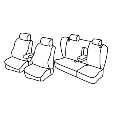 QF37196.JPG Set Coprisedili Superior Beige Volkswagen Passat Variant Serie 37000 Coprisedili Su Misura Qf37196b