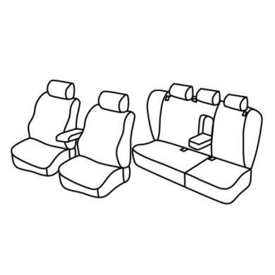 QF37198.JPG Set Coprisedili Superior Beige Volkswagen Passat Variant Serie 37000 Coprisedili Su Misura Qf37198b