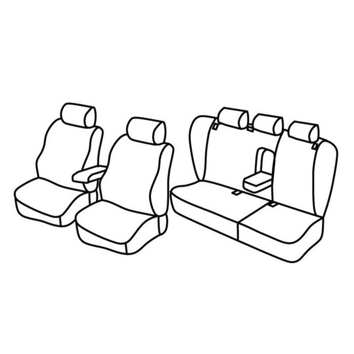 QF37198.JPG Set Coprisedili Superior Beige Volkswagen Passat Variant Serie 37000 Coprisedili Su Misura Qf37198b
