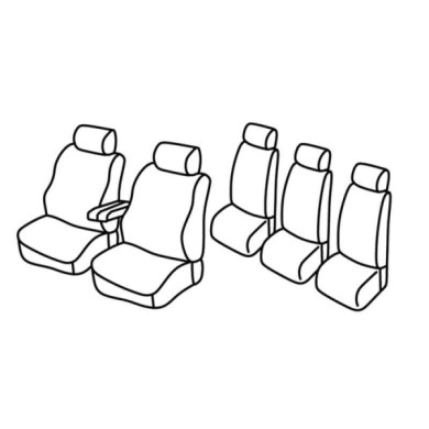 QF37201.JPG Set Coprisedili Superior Nero/rosso Volkswagen Sharan Serie 37000 Coprisedili Su Misura Qf37201e