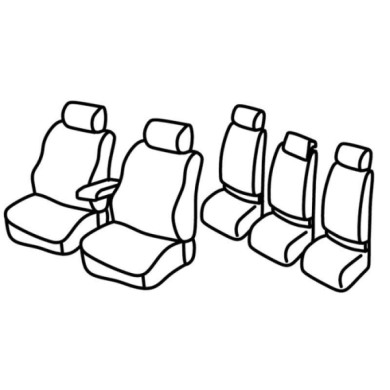 QF37203.JPG Set Coprisedili Superior Nero/grigio Volkswagen Touran Serie 37000 Coprisedili Su Misura Qf37203f
