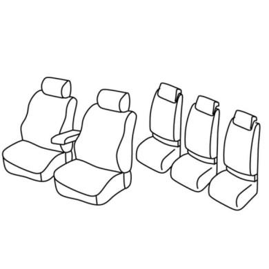QF37210.JPG Set Coprisedili Superior Grigio/nero Volkswagen Touran Serie 37000 Coprisedili Su Misura Qf37210c