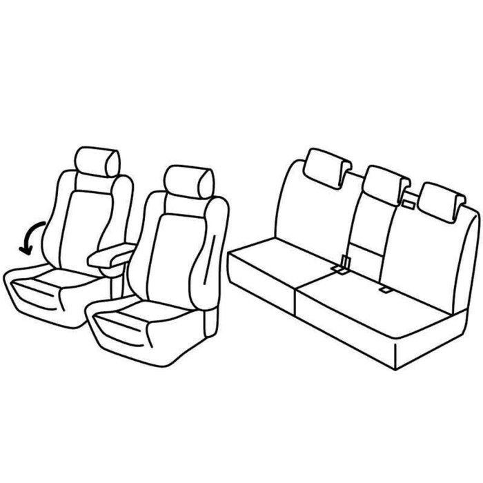 QF37282.JPG Set Coprisedili Superior Nero/grigio Volkswagen Tiguan Serie 37000 Coprisedili Su Misura Qf37282f