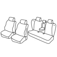 QF38003.JPG Set Coprisedili Superior Grigio/nero Volvo S60 4p Serie 38000 Coprisedili Su Misura