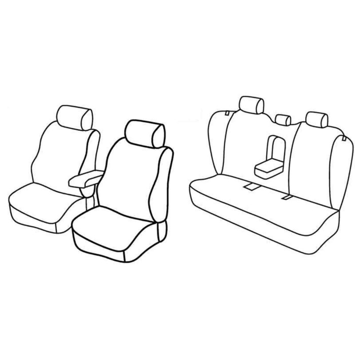 QF38005.JPG Set Coprisedili Superior Beige Volvo S80 Serie 38000 Coprisedili Su Misura