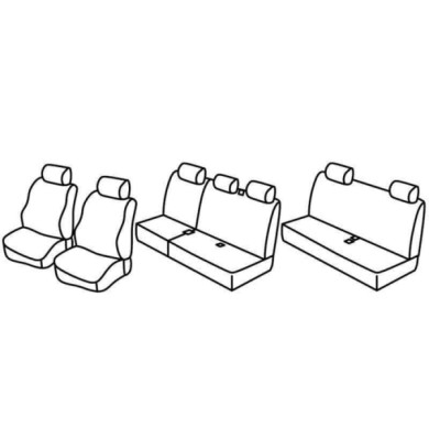 QG14008.JPG Set Coprisedili Superior Grigio/nero Dacia Logan Mcv 5p Serie 14000 Coprisedili Su Misura Qg14008c