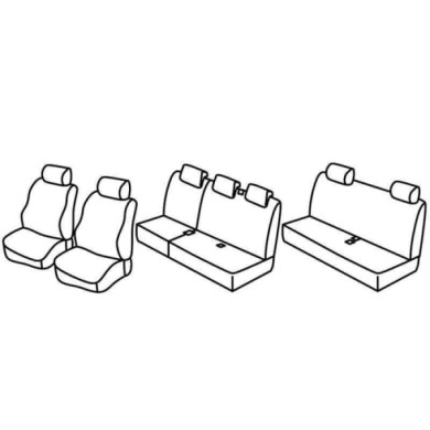 QG14009.JPG Set Coprisedili Superior Grigio/nero Dacia Logan Mcv 5p Serie 14000 Coprisedili Su Misura Qg14009c