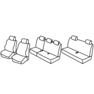 QG14009.JPG Set Coprisedili Superior Nero/blu Dacia Logan Mcv 5p Serie 14000 Coprisedili Su Misura Qg14009d
