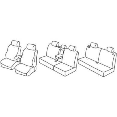 QG15057.JPG Set Coprisedili Superior Grigio/nero Fiat Freemont Serie 15000 Coprisedili Su Misura
