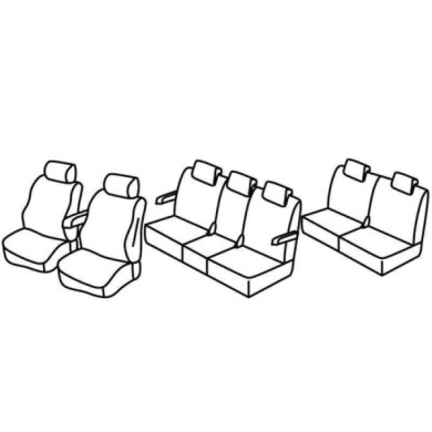QG23019.JPG Set Coprisedili Superior Nero/grigio Mazda 5 5p Serie 23000 Coprisedili Su Misura Qg23019f