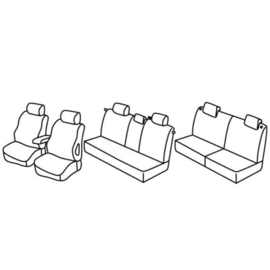 QG28066.JPG Set Coprisedili Superior Nocciola Opel Zafira-zafira One Serie 28000 Coprisedili Su Misura Qg28066a