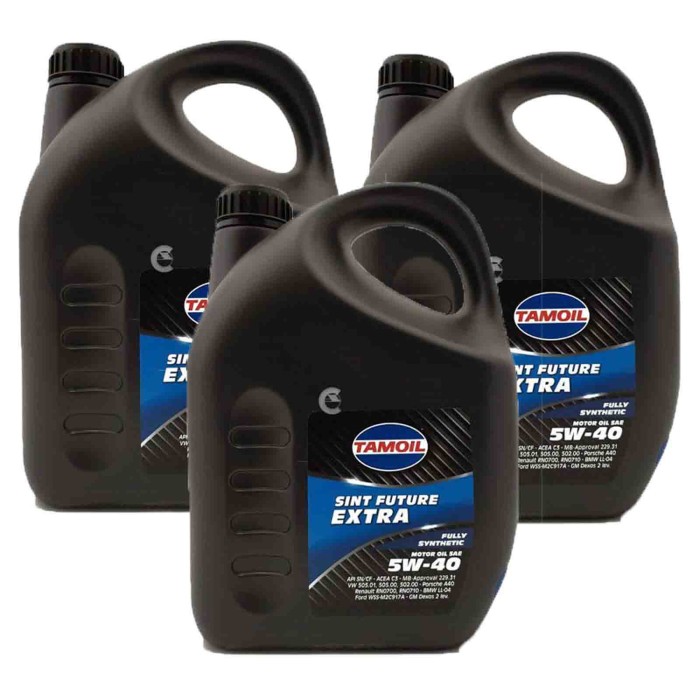 tam12.jpg Tamoil Sint Future Extra 5w-40 Olio Motori Impianto Gas Gpl Metano 12 Litri