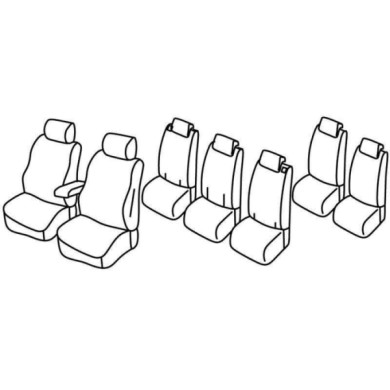 QG28070.JPG Set Coprisedili Superior Nocciola Opel Zafira Tourer Serie 28000 Coprisedili Su Misura Qg28070a