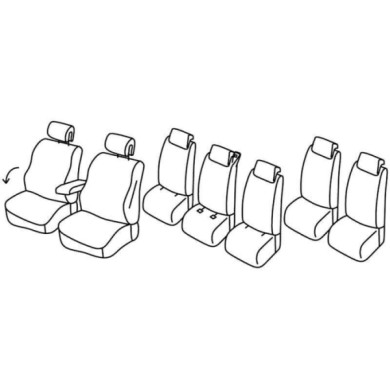 QG30211.JPG Set Coprisedili Superior Nero/rosso Renault Scenic 7 Posti Serie 30000 Coprisedili Su Misura Qg30211e