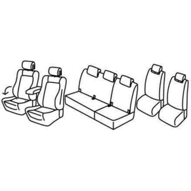 QG30237.JPG Set Coprisedili Superior Nero/grigio Renault Grand Scenic 7 Posti Serie 30000 Coprisedili Su Misura Qg30237f
