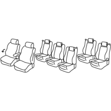 QG37129.JPG Set Coprisedili Superior Beige Volkswagen Sharan Serie 37000 Coprisedili Su Misura Qg37129b