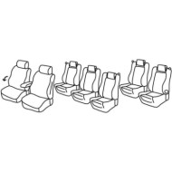 QG37129.JPG Set Coprisedili Superior Grigio/nero Volkswagen Sharan Serie 37000 Coprisedili Su Misura Qg37129c