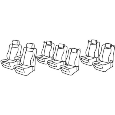 QG37133.JPG Set Coprisedili Superior Nocciola Volkswagen Sharan Serie 37000 Coprisedili Su Misura Qg37133a